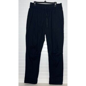 PrAna Palisades Ripstop Waist Pant Black  Womens Large Regular Drawcord